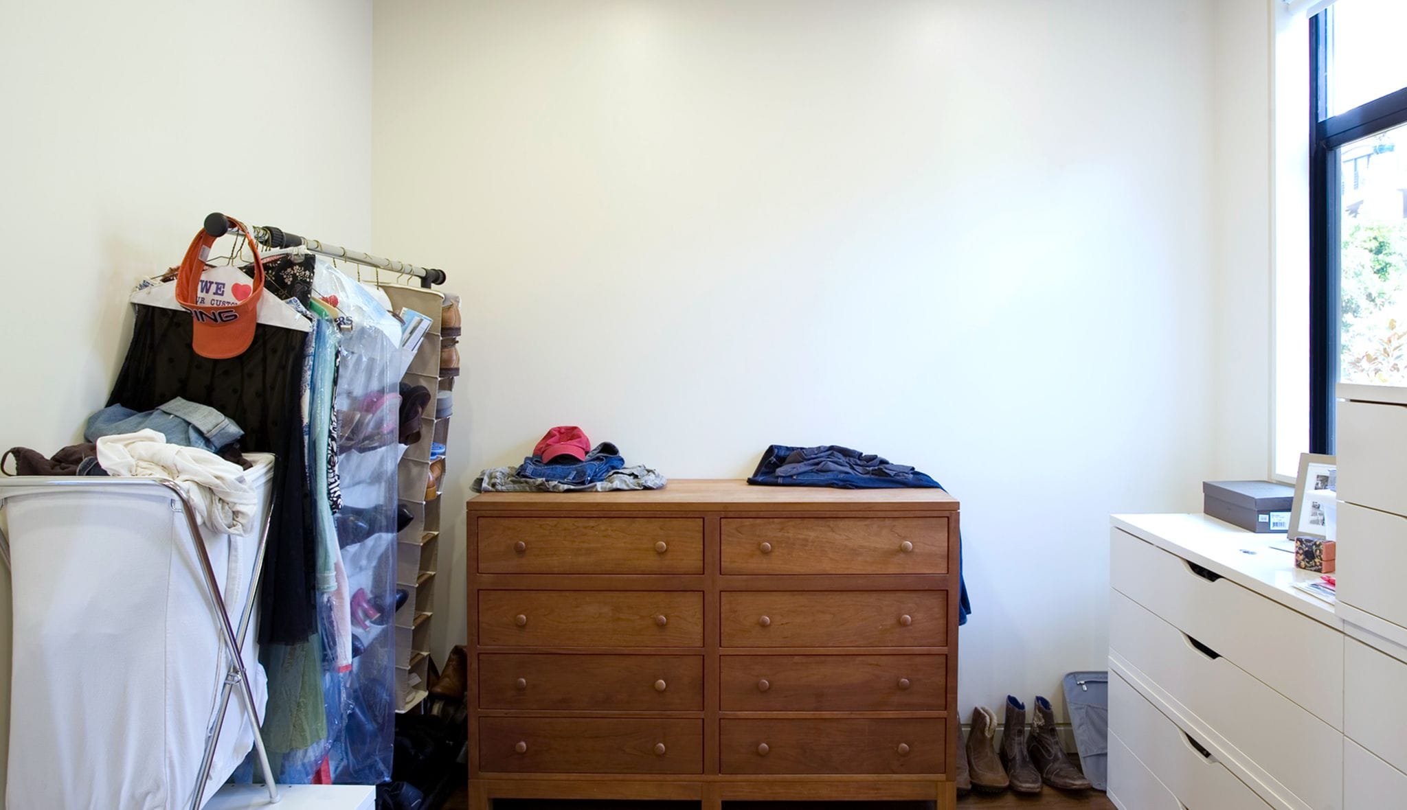 Photo of unused room prior to redesign by California Closets